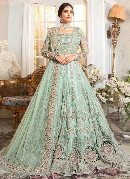 Sea Green Colour KF 115 New Latest Designer Heavy Butterfly Net Exclusive Pakistani Salwaar Suit Collection 115